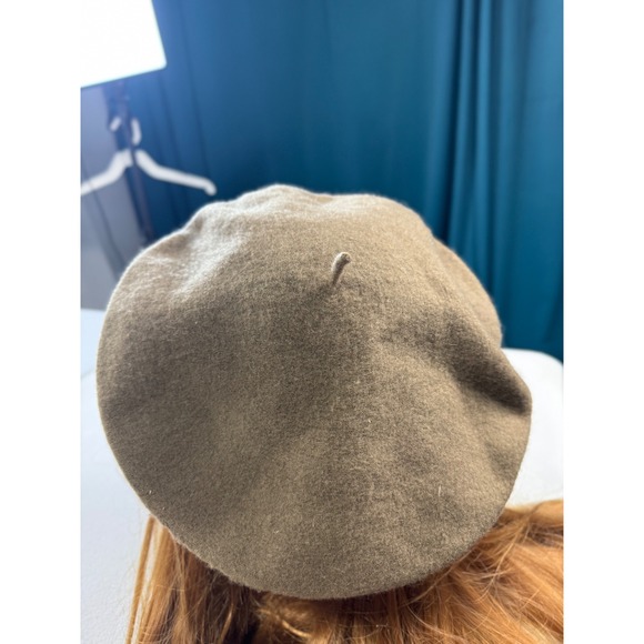 Wool Basque Beret Hat Cloche Warm Winter French Style Olive Green‎ South Africa - Picture 2 of 8